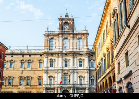 Palazzo Ducale in piazza Roma di Modena. Emilia Romagna. L'Italia. Foto Stock