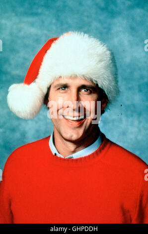 Hilfe, es weihnachtet sehr Mit Verbissenheit fanatischer bereitet der biedere Clark Griswold (Chevy Chase) das Weihnachtsfest strahlenden als Höhepunkt eines harmonischen Familienlebens vor. Das Eintreffen einer Horde kauziger und ausgeflippter Angehöriger verwandelt das traute Heim allerdings calvo in ein Irrenhaus und macht Das Fest zum grotesken caos. Regie: Geremia S. Chechik aka. National Lampoon's Christmas Vacation Foto Stock