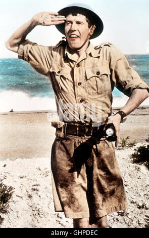 Wie ich den Krieg gewann HR 010 Die grotesken Abenteuer einer Gruppe britischer Soldaten, die im Zweiten Weltkrieg in Afrika gegen die Deutschen kämpfen. Szene. Regie: Richard Lester aka. Come ho vinto la guerra Foto Stock