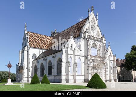 Il Monastero reale di Brou a Bourg en Bresse, Francia Foto Stock