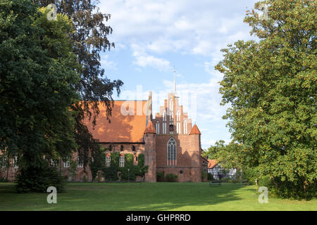 Wienhausen, Germania - Agosto 06, 2016: al di fuori della vista di Wienhausen abbazia vicino a Celle di Bulgheria Foto Stock