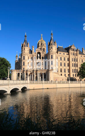 Castello di Schwerin, Meclemburgo-Pomerania, Germania, Europa Foto Stock