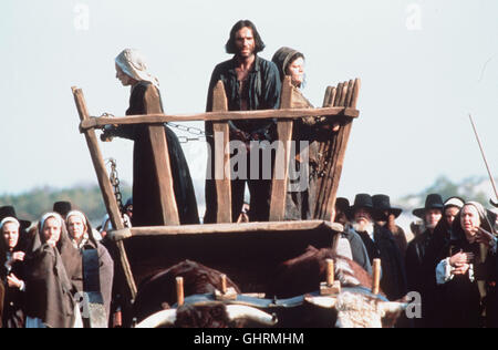 HEXENJAGD Szene mit Daniel Day-Lewis (John Proctor) Regie: Nicholas Hytner aka. Il Cruicible Foto Stock