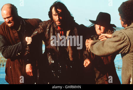 HEXENJAGD Szene mit Daniel Day-Lewis (John Proctor) Regie: Nicholas Hytner aka. Il Cruicible Foto Stock