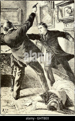 Redskin and Cow-boy (1891) è un romanzo ambientato nell'ovest americano, che descrive le vite e i conflitti dei nativi americani e dei cowboy, concentrandosi sulle sfide e le differenze culturali durante l'espansione verso ovest degli Stati Uniti. Foto Stock