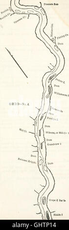 Il pilota occidentale - contenenti grafici del fiume Ohio, e del Mississippi, dalla bocca del Missouri al Golfo del Messico; accompagnata con le direzioni per la navigazione della stessa e un Foto Stock