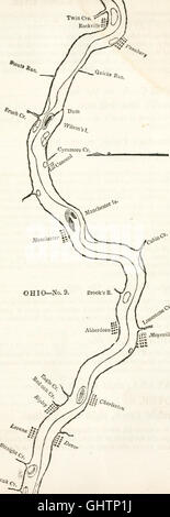 Il pilota occidentale - contenenti grafici del fiume Ohio, e del Mississippi, dalla bocca del Missouri al Golfo del Messico; accompagnata con le direzioni per la navigazione della stessa e un Foto Stock