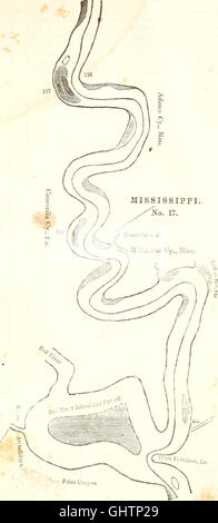 Il pilota occidentale - contenenti grafici del fiume Ohio, e del Mississippi, dalla bocca del Missouri al Golfo del Messico; accompagnata con le direzioni per la navigazione della stessa e un Foto Stock