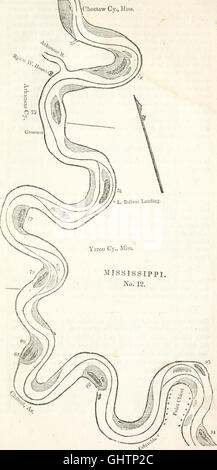 Il pilota occidentale - contenenti grafici del fiume Ohio, e del Mississippi, dalla bocca del Missouri al Golfo del Messico; accompagnata con le direzioni per la navigazione della stessa e un Foto Stock