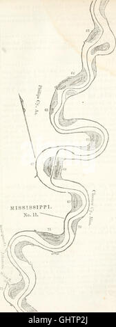 Il pilota occidentale - contenenti grafici del fiume Ohio, e del Mississippi, dalla bocca del Missouri al Golfo del Messico; accompagnata con le direzioni per la navigazione della stessa e un Foto Stock