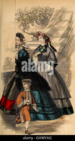 Godey lady del libro di (1840) Foto Stock