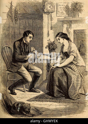 Godey lady del libro di (1840) Foto Stock