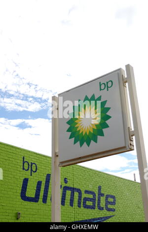 BP Ultimate - British Petroleum stazione di benzina Victoria Australia Foto Stock