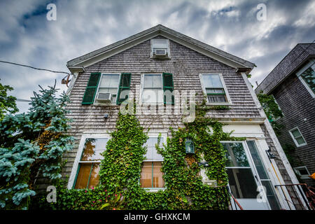 In casa a Provincetown, Cape Cod, Massachusetts. Foto Stock