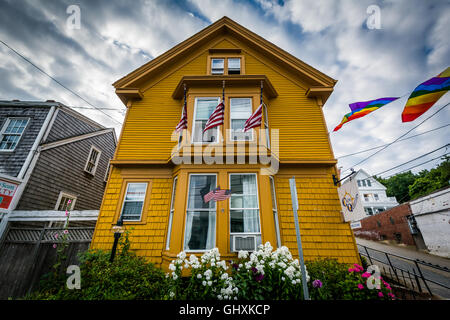 In casa a Provincetown, Cape Cod, Massachusetts. Foto Stock