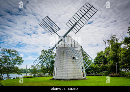 Il Jonathan giovani Windmill in Orleans, Cape Cod, Massachusetts. Foto Stock