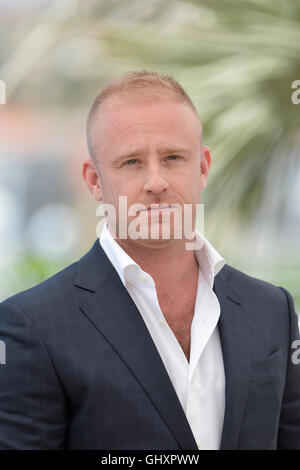 69a Cannes Film Festival: Ben Foster in posa durante un photocall per il film "L'Inferno o acqua alta (2016/05/16) Foto Stock