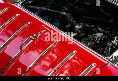 1955 Chevrolet Nomad sul portellone posteriore. Classic American car Foto Stock