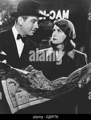 NINOTSCHKA - Ninotchka USA 1939 der Pariser Lebemann Graf Leon d'Algout (MELVYN DOUGLAS) verliebt sich ausgerechnet in Die junge Kommunistin linientreue Ninotschka (GRETA GARBO), die in die dekadente Stadt geschickt wurde, um drei Genossen wieder auf den richtigen Pfad zu bringen. Ninotschka erliegt schließlich seinem Charme. Regie: Ernst Lubitsch aka. Ninotchka Foto Stock