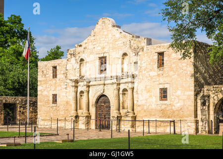 La Alamo in San Antonio, Texas, Stati Uniti d'America. Foto Stock