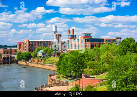 Columbus, Georgia, Stati Uniti d'America skyline del centro. Foto Stock