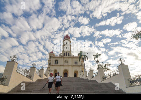 Cuba Santiago de Cuba, Provincia di El Cobre, la Virgen de la Caridad del Cobre, in una giornata di sole con nuvole bianche. 2013 Foto Stock