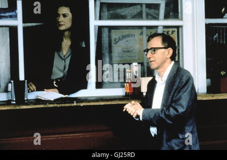 Harry ausser sich (Harry a pezzi) USA 1997 Regie: Woody Allen Szene: Helen (Demi Moore) u. Harry (WOODY ALLEN) Regie: Woody Allen aka. Harry a pezzi Foto Stock