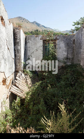 Old Palea Perithia, Corfù, Ionia, Isole greche, Grecia Foto Stock