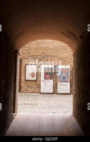 Arte sacra e museo civico, Torre Grossa, San Gimignano, Toscana, Italia Foto Stock