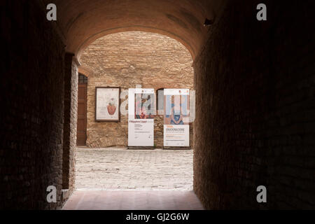 Arte sacra e museo civico, Torre Grossa, San Gimignano, Toscana, Italia Foto Stock