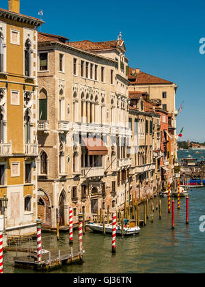 Barboro Palace Grand Canal, Venezia. L'Italia. Foto Stock