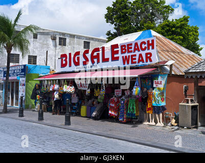 Dh Philipsburg Market St Maarten Caraibi Beachwear shop abbigliamento vendita negozi di shopping Foto Stock