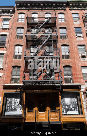 Il Lower East Side Tenement Museum, 97 Orchard Street, NYC Foto Stock