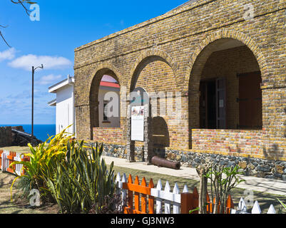 Dh Scarborough TOBAGO CARAIBI Fort King George museum vecchi edifici coloniali Foto Stock