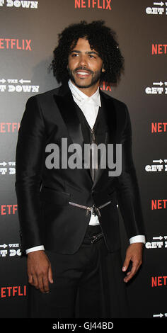 New York, Stati Uniti d'America. 11 Agosto, 2016. Daveed Diggs a Netflix presenta la New York premiere di scendere a Lehman Center for the Performing Arts nel Bronx .NY. Agosto 11, 2016. Credit:RW/MediaPunch/Alamy Live News Foto Stock