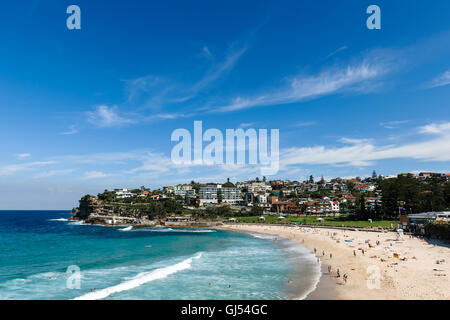 Vista di Bronte Beach a Sydney. Foto Stock