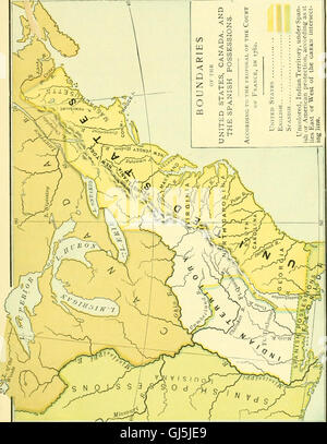 Il vecchio Northwest; gli inizi del nostro sistema coloniale (1899) Foto Stock