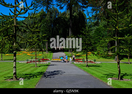 I giardini di Sewerby Hall, nei pressi di Bridlington, East Yorkshire, Inghilterra, Regno Unito Foto Stock