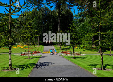 I giardini di Sewerby Hall, nei pressi di Bridlington, East Yorkshire, Inghilterra, Regno Unito Foto Stock