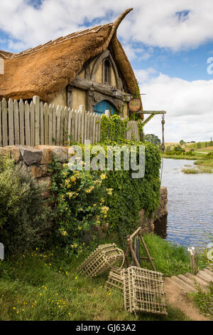 HOBBITON home di The Hobbit film e IL SIGNORE DEGLI ANELLI 2016 nel febbraio 04, 2016 in Matamata, Nuova Zelanda 2016 Foto Stock