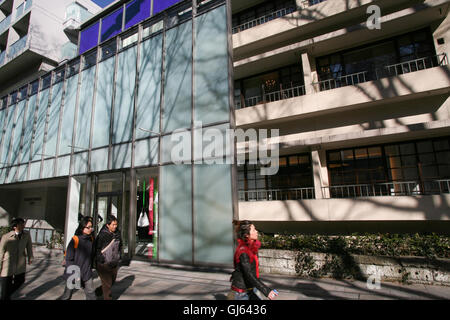 Colline di Omotesando (2006) dall'architetto Tadao Ando, costruito dai Mori Building. Vetro frontale struttura lungo 250 metri di Tratto di Omo Foto Stock