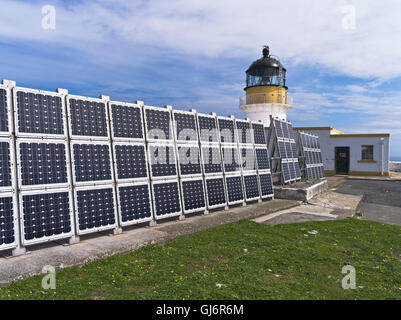 dh North Lighthouse FAIR ISLE SHETLAND Pannelli solari edifici casa di luce scozia pv array pannello
