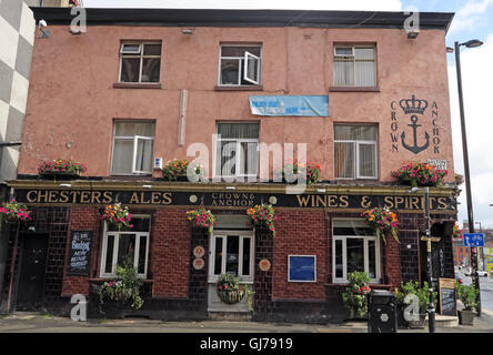 Vecchio Chesters Ales pub, Crown & Anchor, Hilton St, Northern Quarter NQ, Manchester North West England, M1 2EE Foto Stock