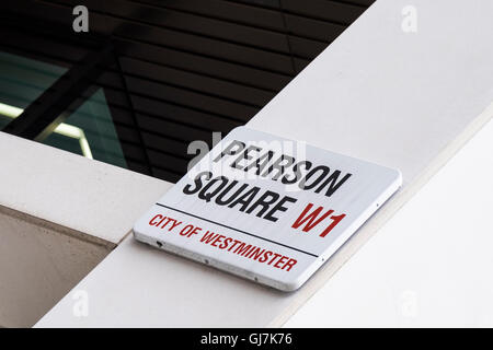 Pearson Square, Fitzrovia, London, England, Regno Unito Foto Stock