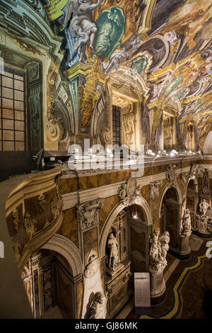 L'Italia, Napoli: Cristo Velato di Palazzo Sansevero. Velò Chris fama mondiale ovr per la notevole tessuto-come qualità del Foto Stock