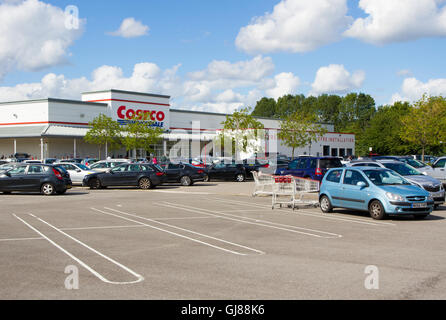 Costco Wholesale Warehouse in Trafford Park Manchester Foto Stock