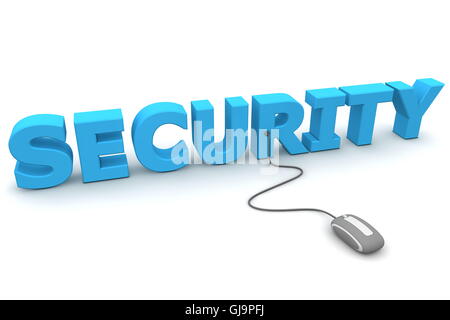 Navigare con sicurezza - Mouse grigio Foto Stock