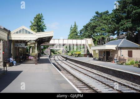 Winchombe stazione ferroviaria nel GLOUCESTERSHIRE REGNO UNITO Foto Stock