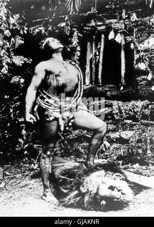 Tarzan delle scimmie, aka: Tarzan der Affen, USA 1918, Regie: Scott Sidney, Darsteller: Elmo Lincoln Foto Stock