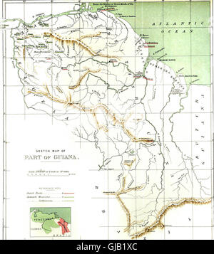 Questo rapporto include i risultati di una commissione statunitense incaricata di indagare sulla linea divisionale tra il Venezuela e i paesi vicini, con l'obiettivo di risolvere le controversie territoriali e garantire confini chiari tra le nazioni. Foto Stock